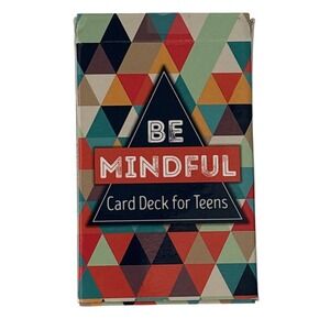 Be Mindful Card Deck for Teens by Gina M Biege Mindfulness Breathe Self Care